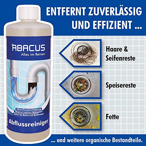 Abflussreiniger-Rohrreiniger-Rohrfrei-Abflussfrei--entfernt-Haare-und-Ablagerungen-in-Rohren-und-Abfluessen--ABACUS-Abflussreiniger-2x-1000-ml-7052-0-2