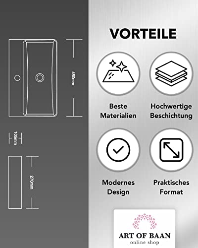 Art-of-Baan-Premium-Waschbecken-eckig-Hochglanz-Aufsatzwaschbecken-Keramik-Becken-fuer-Waschtisch-Waschschale-weiss-450-x-275-x-105-mm-0-0