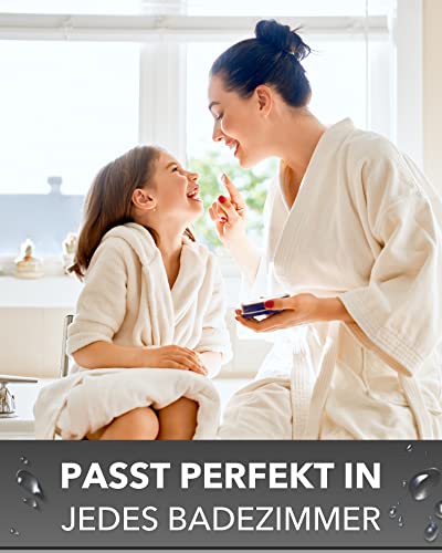 Art-of-Baan-Premium-Waschbecken-eckig-Hochglanz-Aufsatzwaschbecken-Keramik-Becken-fuer-Waschtisch-Waschschale-weiss-450-x-275-x-105-mm-0-4