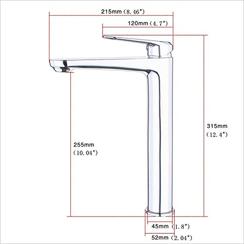Badezimmer-Waschtischarmatur-Mischbatterie-Einhebel-Wasserhahn-Hoch-Waschbecken-Armatur-Ein-Loch-Matt-schwarz-Beelee-BL6697BH-0-0