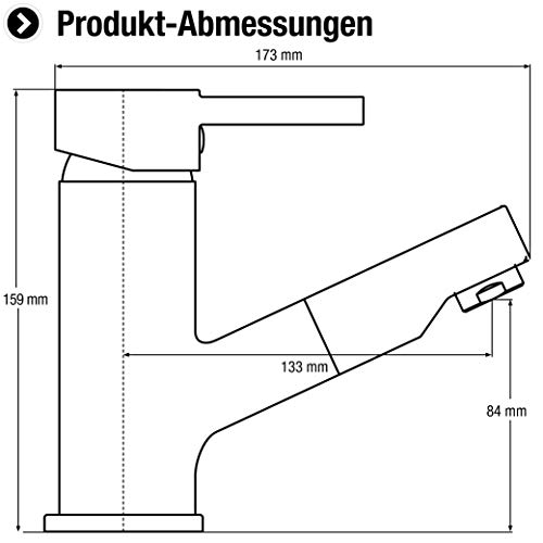Cornat-Waschtisch-Einhebelarmatur-Fuerte-Verchromter-Messingkoerper-Ausziehbare-Brause-Mit-Zug-Ablaufgarnitur-Hochdruck-Armatur-Wasserhahn-fuers-Bad-Waschbecken-Armatur-FUE15-0-0
