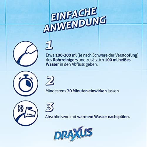 DRAXUS-Profi-Abflussreiniger-10L-I-Extrem-starker-Rohrreiniger-loest-Haare-Essensreste-schwerste-Verstopfungen-I-Beugt-ueblen-Geruechen-vor-0-3