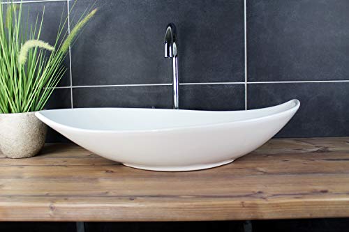 Design-Waschbecken-Aufsatzwaschbecken-665-x-40-cm-laenglich-Weiss-Waschschale-Modern-Keramik-0-0