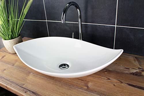 Design-Waschbecken-Aufsatzwaschbecken-665-x-40-cm-laenglich-Weiss-Waschschale-Modern-Keramik-0-1