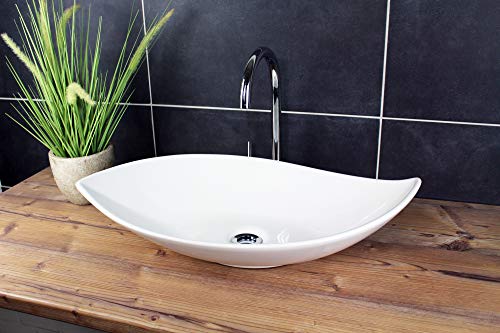 Design-Waschbecken-Aufsatzwaschbecken-665-x-40-cm-laenglich-Weiss-Waschschale-Modern-Keramik-0-3
