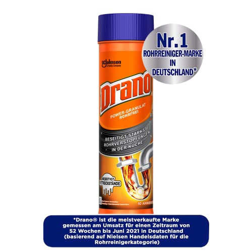 Drano-Mr-Muscle-Power-Granulat-Rohrfrei-Abflussreiniger-entfernt-Rohrverstopfungen-in-der-Kueche-10-Anwendungen-1er-Pack-500g-0-0