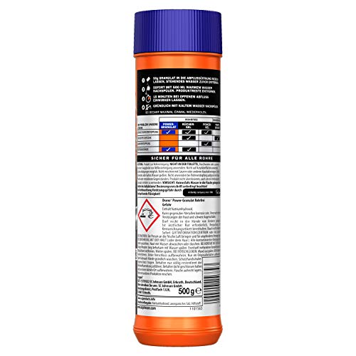 Drano-Mr-Muscle-Power-Granulat-Rohrfrei-Abflussreiniger-entfernt-Rohrverstopfungen-in-der-Kueche-10-Anwendungen-1er-Pack-500g-0-1