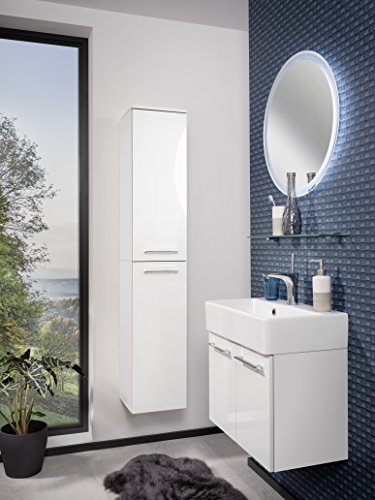 FACKELMANN-Keramik-Waschbeckenrechteckiger-Waschtisch-aus-KeramikMasse-B-x-H-x-T-ca-60-x-13-x-35-cmkubische-Formhochwertiges-Becken-fuers-Bad-und-WCFarbe-WeissBreite-60-cm-0-4