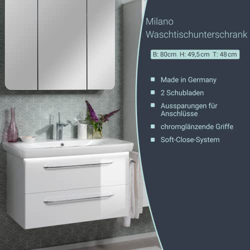 FACKELMANN-Milano-Waschbeckenunterschrank-mit-Schubladen--Unterschrank-fuer-Waschtisch-im-Bad-80-cm-x-495-cm-x-48-cm--Badschrank-haengend-in-Weiss-0-0