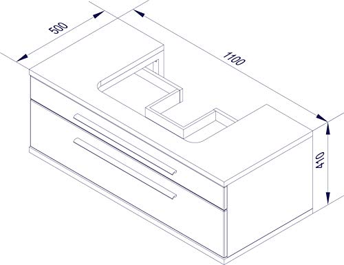 FACKELMANN-Waschtischunterschrank-Stanford-mit-BeckenausschnittSoft-Close-SystemMasse-B-x-H-x-T-ca-110-x-41-x-50-cmhochwertiger-BadschrankKorpus-Braun-hellFront-Braun-hell-0-0