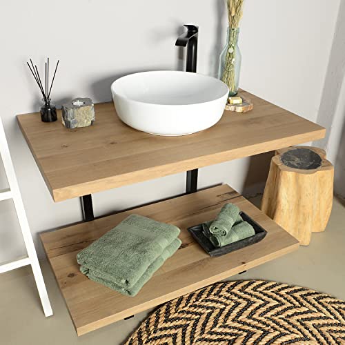 Keramik-Aufsatzwaschbecken-rund-weiss-42-cm-Waschbecken-Keramikbecken-Bad-Wohnfreuden-0-4