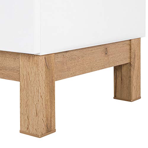 Lomadox-Badmoebel-Waschplatz-Set-in-Hochglanz-weiss-mit-Eiche-60cm-Waschtisch-Unterschrank-mit-Keramik-Waschbecken-LED-Spiegelschrank-0-5