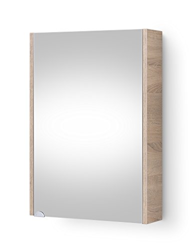 Planetmoebel-Waschbeckenunterschrank-mit-Keramikwaschbecken-Spiegelschrank-50cm-in-Sonoma-Eiche-modernes-Badmoebel-Set-fuer-Badezimmer-WC-0-1