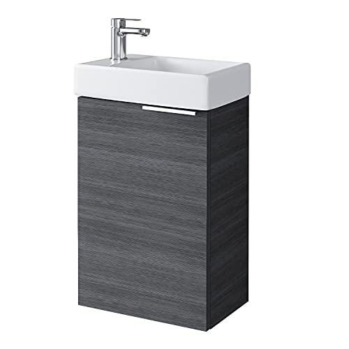 Planetmoebel-Waschtisch-mit-Unterschrank-40-cm-Waschbecken-Bad-Gaeste-WC-Anthrazit-0