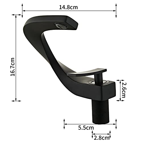 SHUNLI-Waschtischarmatur-Bad-Wasserhahn-Modernes-Design-Mischbatterie-Badarmatur-Waschbeckenarmatur-Armatur-Badezimmer-Schwarz-0-0