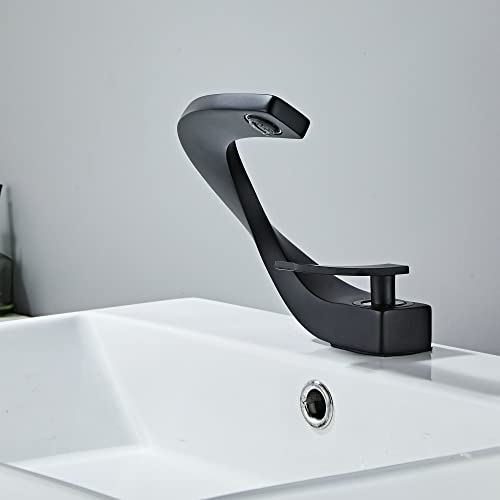 SHUNLI-Waschtischarmatur-Bad-Wasserhahn-Modernes-Design-Mischbatterie-Badarmatur-Waschbeckenarmatur-Armatur-Badezimmer-Schwarz-0-1