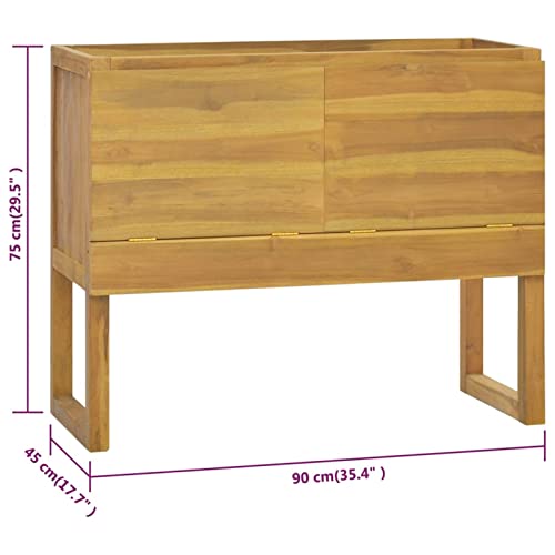 Tidyard-Badschrank-Unterschrank-Waschbeckenunterschrank-Badschrank-Badmoebel-Massivholz-Teak-45x45x75-cm-0-1