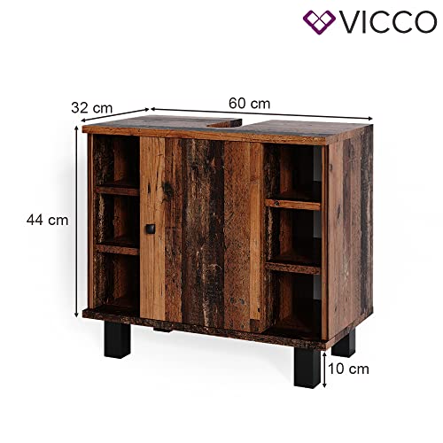 Vicco-Badschraenke-Fynn-Old-Style-Waschtisch-Hochschrank-Midischrank-Spiegelschrank-Haengeschrank-Waescheschrank-Waschtisch-0-1