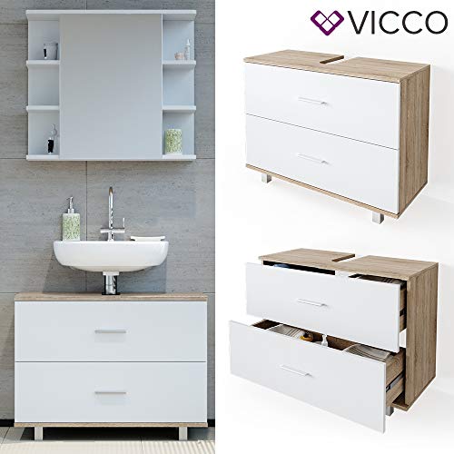 Vicco-Waschbeckenunterschrank-Ilias-Schublade-Unterschrank-Badezimmer-Sonoma-Weiss-0-53