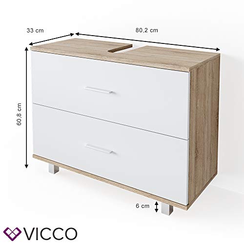 Vicco-Waschbeckenunterschrank-Ilias-Schublade-Unterschrank-Badezimmer-Sonoma-Weiss-0-54