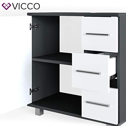 Vicco-Waschtischunterschrank-Ilias-Badschrank-Badezimmerschrank-Waschbeckenunterschrank-Unterstellschrank-Weiss-Anthrazit-0-10