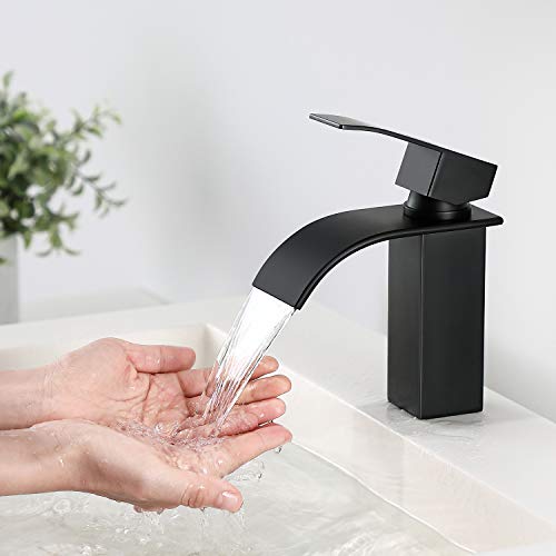 Wasserhahn-Bad-Schwarz-CECIPA-Wasserfall-Wasserhahn-Schwarz-Waschtischarmatur-Wasserfall-Waschbecken-Armatur-Schwarz-Mischbatterie-Waschbecken-mit-Auslauf-Hoehe-84-mm-0-0
