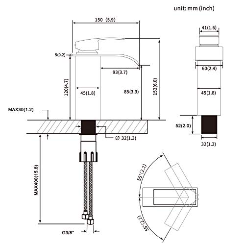 Wasserhahn-Bad-Schwarz-CECIPA-Wasserfall-Wasserhahn-Schwarz-Waschtischarmatur-Wasserfall-Waschbecken-Armatur-Schwarz-Mischbatterie-Waschbecken-mit-Auslauf-Hoehe-84-mm-0-4