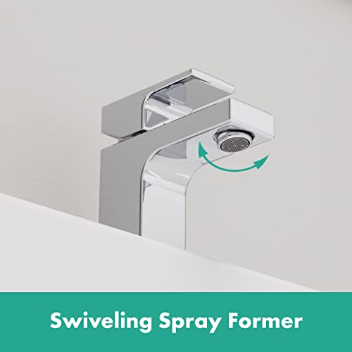 hansgrohe-Waschtischarmatur-Vernis-Shape-Wasserhahn-Bad-mit-Auslauf-Hoehe-70-mm-mit-Zugstange-Badarmatur-wassersparend-Chrom-0-4