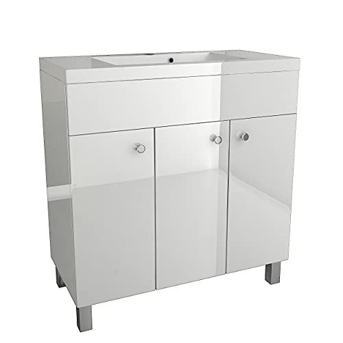 paplinskimoebel-Waschbecken-mit-Unterschrank-IGA-Waschtischunterschrank-Stehend-Eckig-Keramik-Badmoebel-Set-Waschplatz-Weiss-80-cm-0