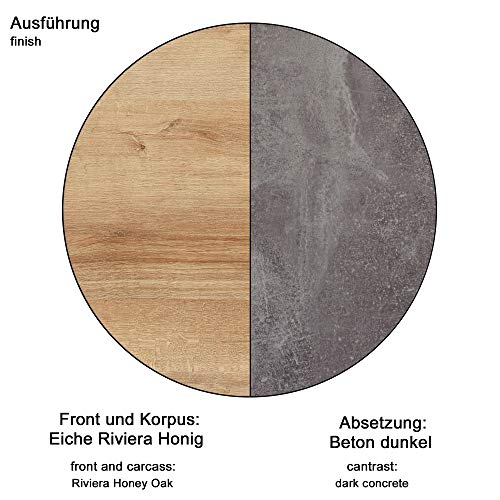 trendteam-Badezimmer-3-teilige-Set-Kombination-Bay-186-x-160-x-53-cm-in-Korpus-Beton-Stone-Dekor-Front-Eiche-Riviera-Honig-mit-viel-Stauraum-0-4