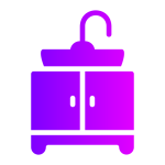 waschbecken mit unterschrank logo